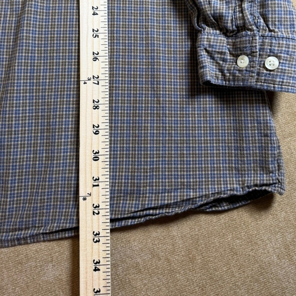 Carhartt Button Down Shirts XL 1 Burgundy & 1 Plaid 2 Pack Bundle Long Sleeve - Picture 4 of 7